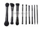 9 Pcs Cosmetic Double Ended Makeup Brush With Synthetic Hair