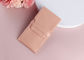 مجموعة فرش مكياج صغيرة من 6 قطع باللون الوردي غير مسببة للحساسية مع حقيبة حمل من البولي يوريثان