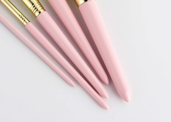 فونيرا جمال الزاوية العازلة الأساس الفرشاة مع فاغان القسوة خالية من التكلون الشعر الاصطناعي ومقبض خشبي البِرتش القابل لإعادة التدوير