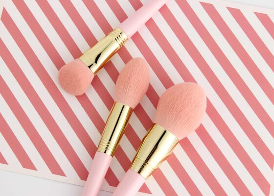 فونيرا جمال الزاوية العازلة الأساس الفرشاة مع فاغان القسوة خالية من التكلون الشعر الاصطناعي ومقبض خشبي البِرتش القابل لإعادة التدوير