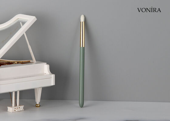 فونيرا مخصصات بيع بالجملة شعر الماعز البيضاء الطبيعية مكياج قلم الرصاص العين فرشاة مع خدمة العلامة التجارية الخاصة