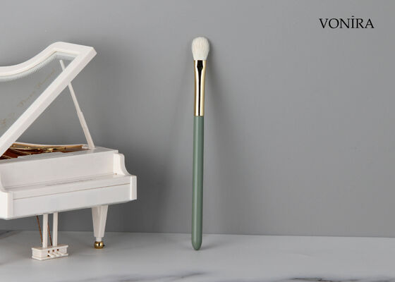 فونيرا خصيص بيع بالجملة شعر الماعز الأبيض الطبيعي مروحة العين مزيج الفرشاة مع خدمة العلامة التجارية الخاصة